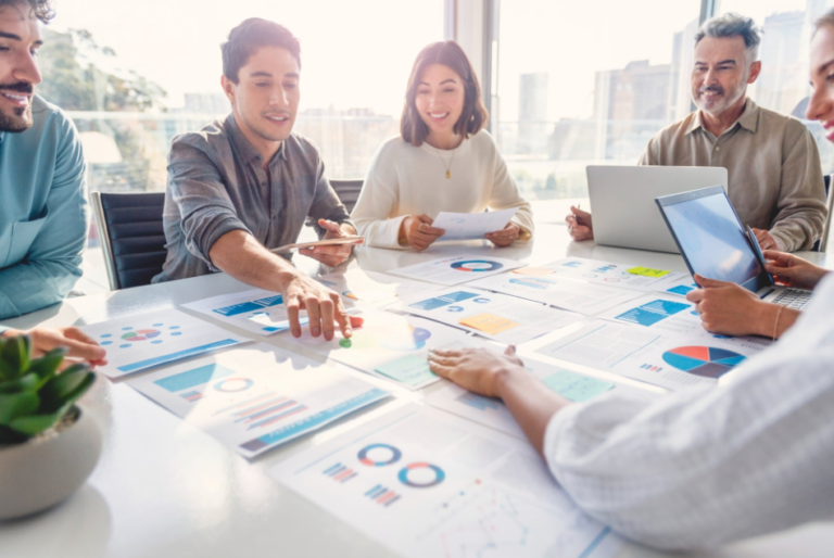 marketing team for a digital agency